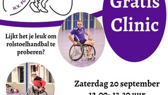 SAMEN DOEN week - Rolstoelhandbal clinic & beweeggids Aangepast Sporten